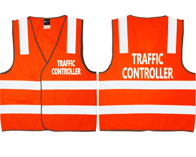 Traffic Control Safety Vest Orange